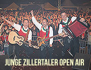 die JUZIs auf der Bühne beim Open Air am 14.08.2021 in Strass/Tirol (©Foto.Martin Schmitz)